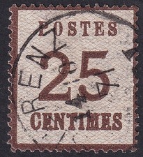 NDP Elsass Lothringen Mi.Nr. 7 I b gestempelt geprüft BPP Mi.Wert 180 € (1146)