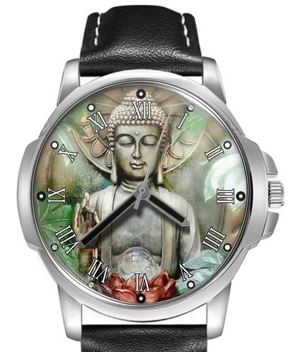 Buddha lederarmband big - buddha,