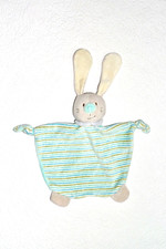 Okay Hase Hasi Bunny Häschen blau grün Schmusetuch Schnuffeltuch Kuscheltuch KIK