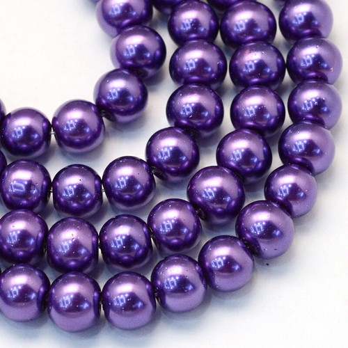 100x glasperlen 8mm glänzend - glasperlen,