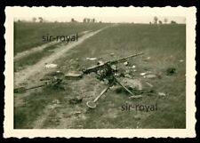 Hotchkiss M1914 Maschinengewehr MG - 1940 Frankreich - WK2 Foto 9x6cm