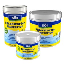 SÖLL Filterstarter Bakterien diverse Größen Filter Teichpflege Koi Teich Starter