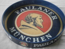 Paulaner München Bier Tablett 31,5cm Kunststoff Anti-Rutsch  Gastro Brauerei
