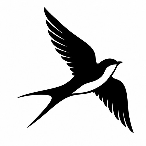 Autoaufkleber schwalbe vogel - schwalbe,