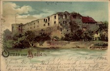 Ak Halle an der Saale, Ruine