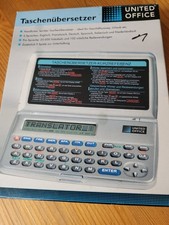 Taschenübersetzer von United Office (6 Sprachen) in OVP