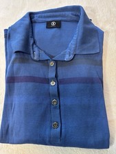 Bogner Damen Poloshirt Blau Langarm Gr. 38/40