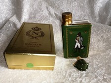 Cognac CAMUS Napoleon Mini Flasche grün leer mit OVP Karton Dekanter Flachmann