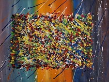 ORIGINAL ACRYLBILD HANGEMALT