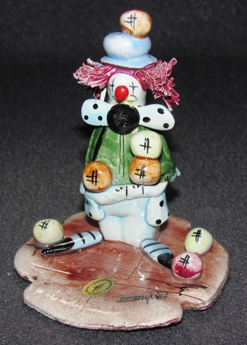 Pastel ceramik clown - ceramik, -clown-