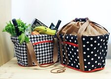 Einkaufskorb – Leicht, Faltbar, Reißverschlusstasche & Schutzabdeckung, 17-25 L