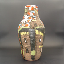 Italian Ceramics "Case " Vase, FANTONI Style, Mid Century Ceramics, 1950-60