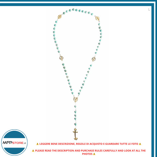 Halskette rosenkranz türkis - halskette,