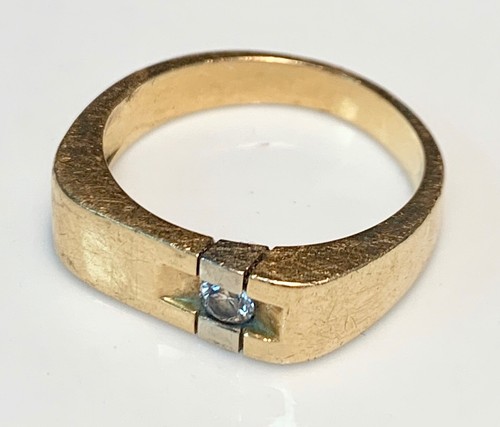 Karat goldring - 18,