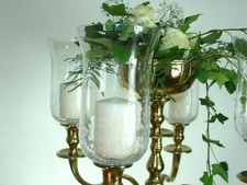 Kerzenständer Kerzenleuchter Silber weiss Event Hochzeit Home und Zubehör !  