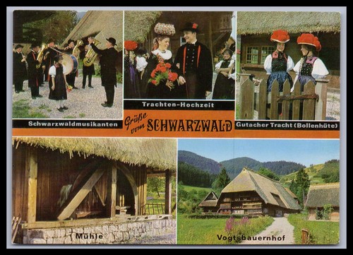 Ansichtskarte schwarzwald - ansichtskarte,