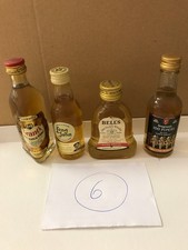 4 Flaschen Whisky Miniaturen