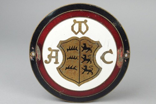 Alte auto emaille plakette - plakette,