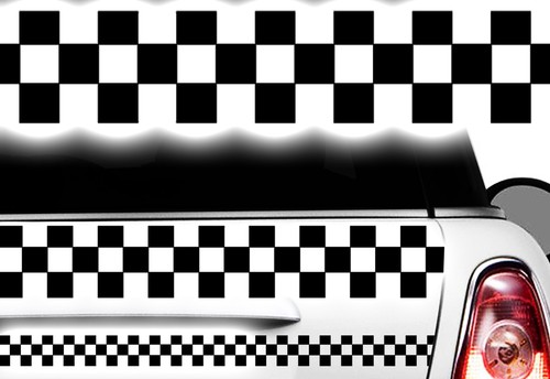 Aufkleber karomuster race - aufkleber,
