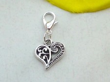 Charms Anhänger * HERZ floral