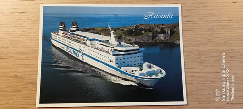 Postkarte passagierschiff - postkarte,