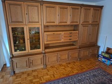 Massiv Holz Wohnzimmerschrankwand aus Haushaltsauflösung rustikal