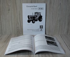 VEB Bedienungsanleitung Einsatzfibel für Traktor ZT 300