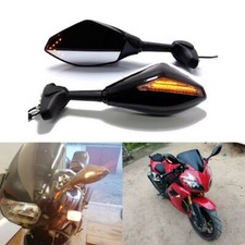 Motorrad Spiegel Rückspiegel LED-Blinker Integriert Für Honda CBR 600 F3 F4 F4i
