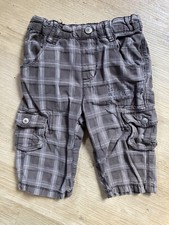 Braun karierte Kinderhose |