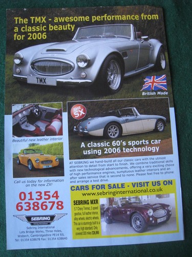 Tmx sebring made britain - tmx,