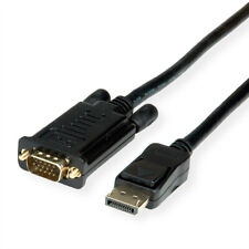 Kabel DisplayPort-VGA, DP Stecker - VGA Stecker, schwarz, 1 m