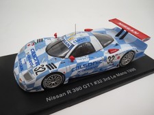 IXO Nissan R390 GT1 "3rd Le Mans" (Suzuki/Hoshino #32) "1998" 1:43 Vitrine!