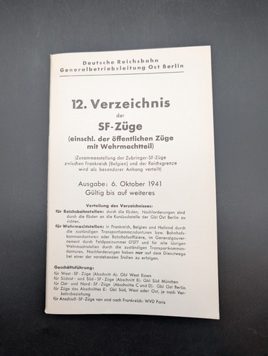 Kursbuch fahrplan 1941 reprint - fahrplan,