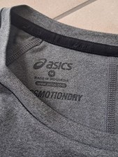 ASICS Trikot Grau Gr M Damen Training Shirt Sport Funktionsshirt Laufshirt