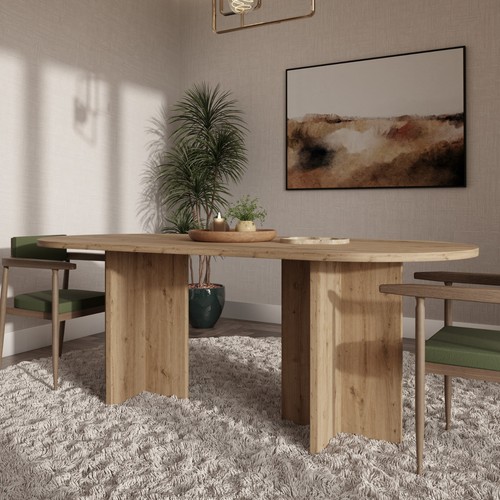 Leon esstisch 204x90 oval - esstisch, cm