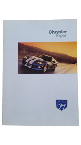 Chrysler viper prospekt - chrysler,