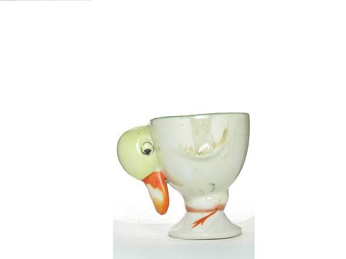 Eierbecher ente antik - eierbecher,,