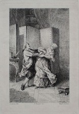 Paul Adolphe Rajon Liebespaar