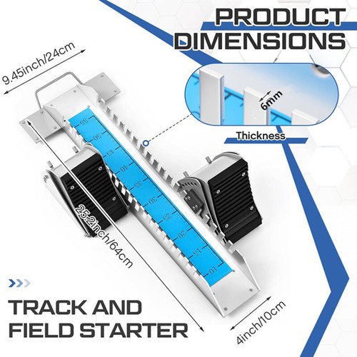 Aluminium startblock für - aluminium,