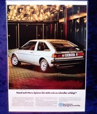 VW Scirocco GLI  mit Alufelgen,  originale Werbung , Scirocco 2
