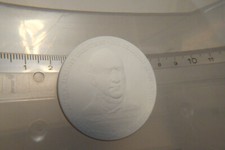 Medal Plaque Meissen White