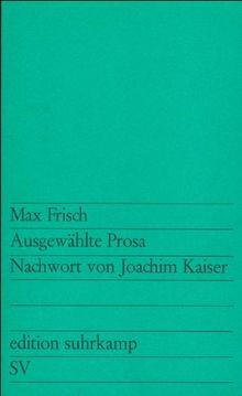 Ausgewählte prosa edition - ausgewählte, (edition