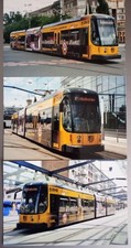 3 Fotos Straßenbahn Dresden