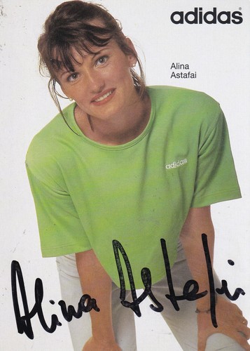 Autogramm alina astafei - autogramm,