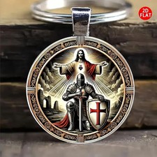 Ritter Kreuz Anhänger Jesus