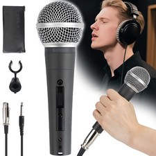 Mikrofon SM58S Handheld Mic Vokalmikrofon Handmikrofon mit Kabel Speichertasche