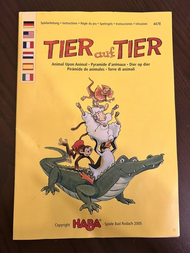 Haba tier auf - tier, spiel