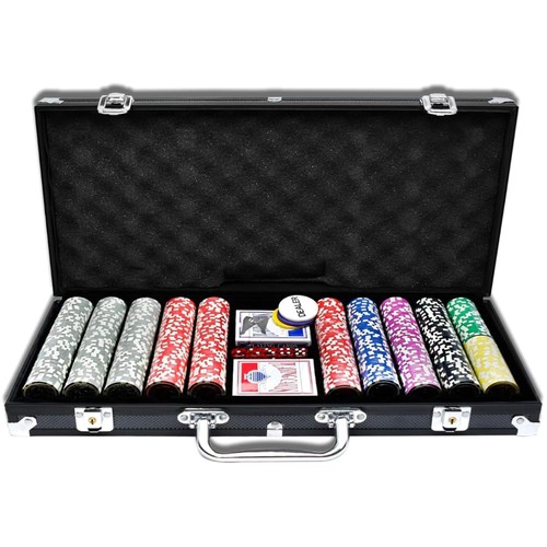 Pokerkoffer set 500 chips - set,