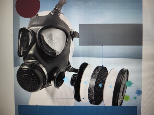 Gasmaske mit filter - gasmaske,