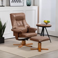 HOMCOM Relaxsessel mit Hocker